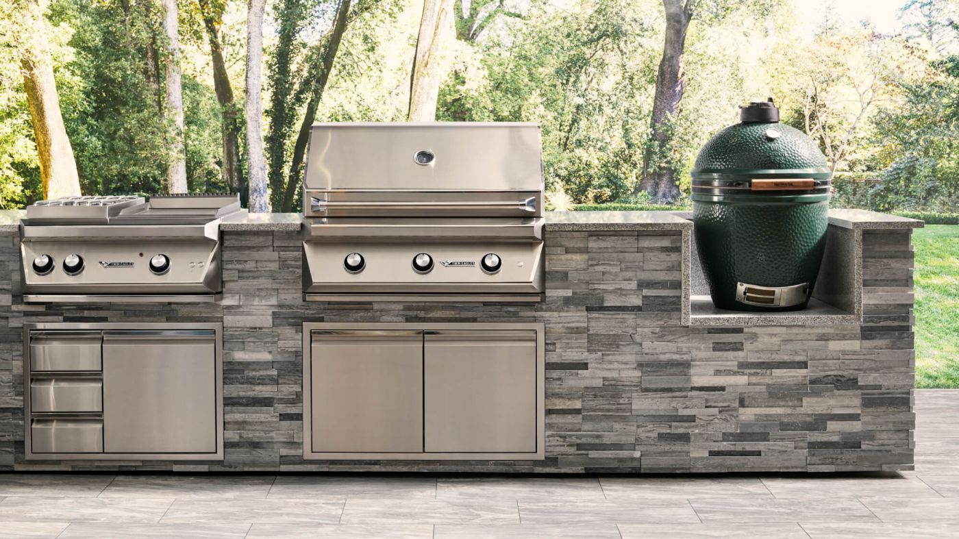 Modular outdoor kitchen kits hotsell